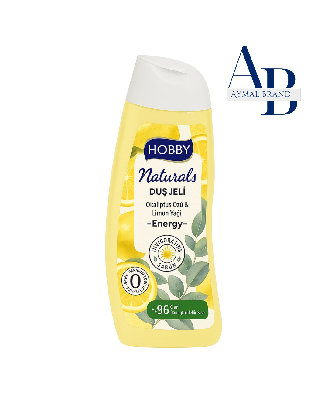 شامپو بدن هوبی رایحه لیمو و اکالیپتوس هوبی (۵۰۰ میل)