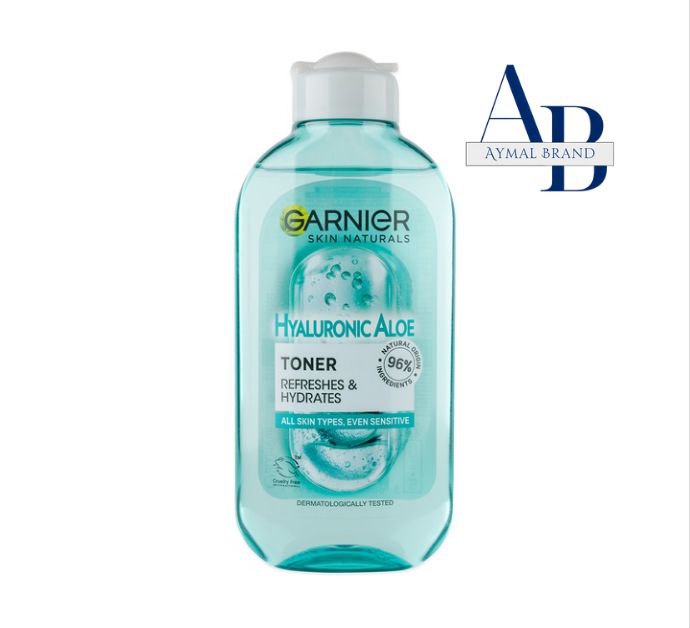 تونر گارنیر حاوی هیالورونیک اسید و عصاره آلوئه ورا (200 میل)