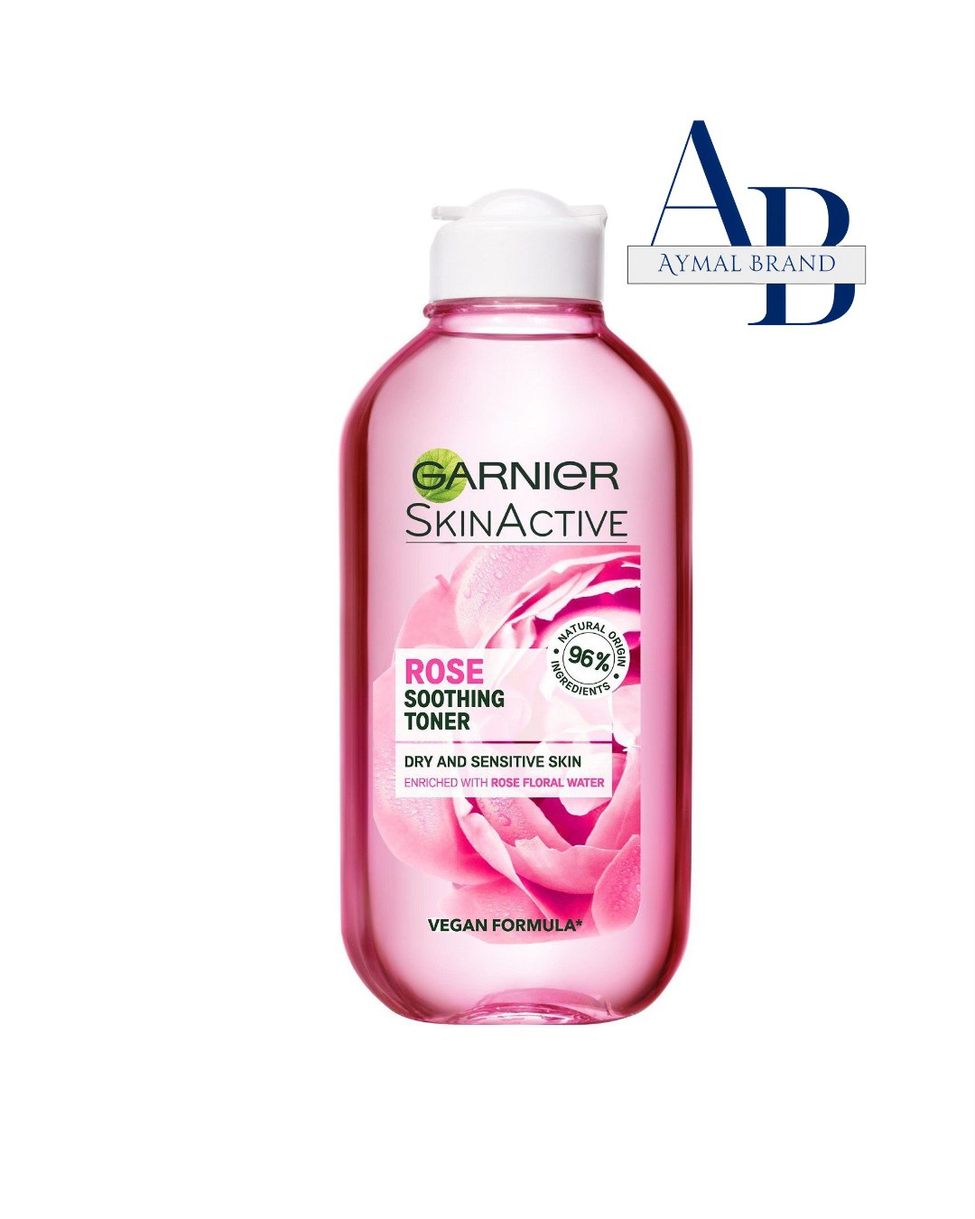 تونر حاوی عصاره گل رز مخصوص پوست های خشک و حساس گارنیر 200 میل