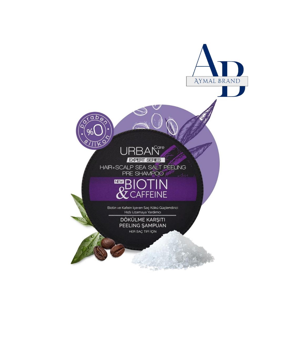 اسکراب کف سر ضد ریزش حاوی بیوتین و کافئین اربن کر 200 میل