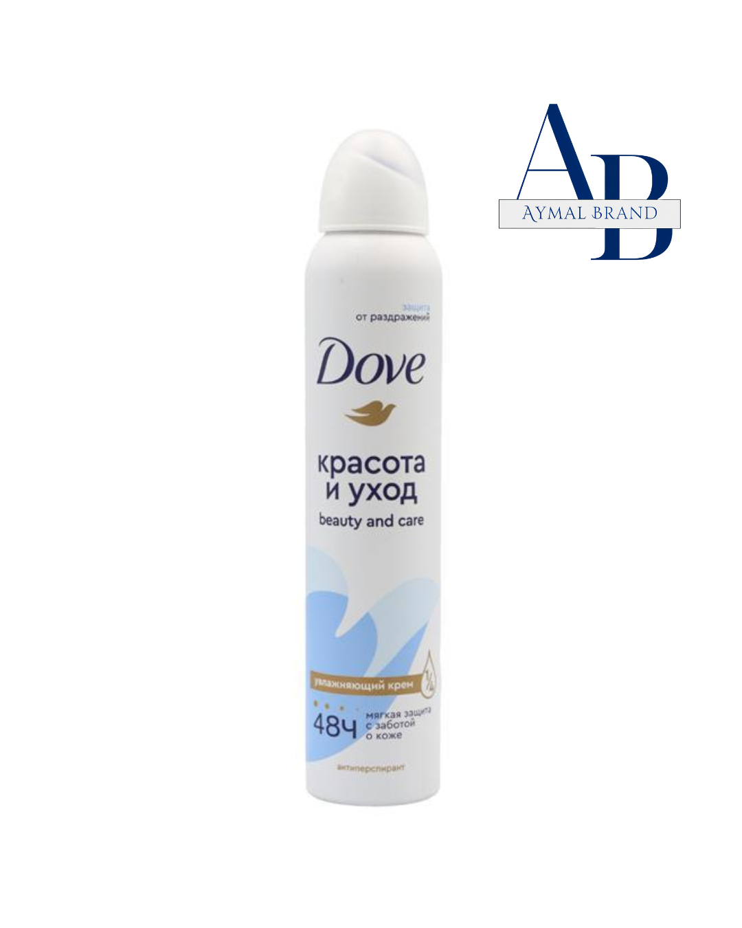 اسپري ضد تعريق 48 ساعته زنانه مدل BEAUTY AND CARE داو
