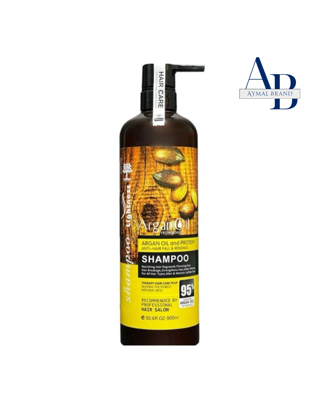 شامپو آرگان بدون سولفات و ضد ریزش لایتنس (900 میل)