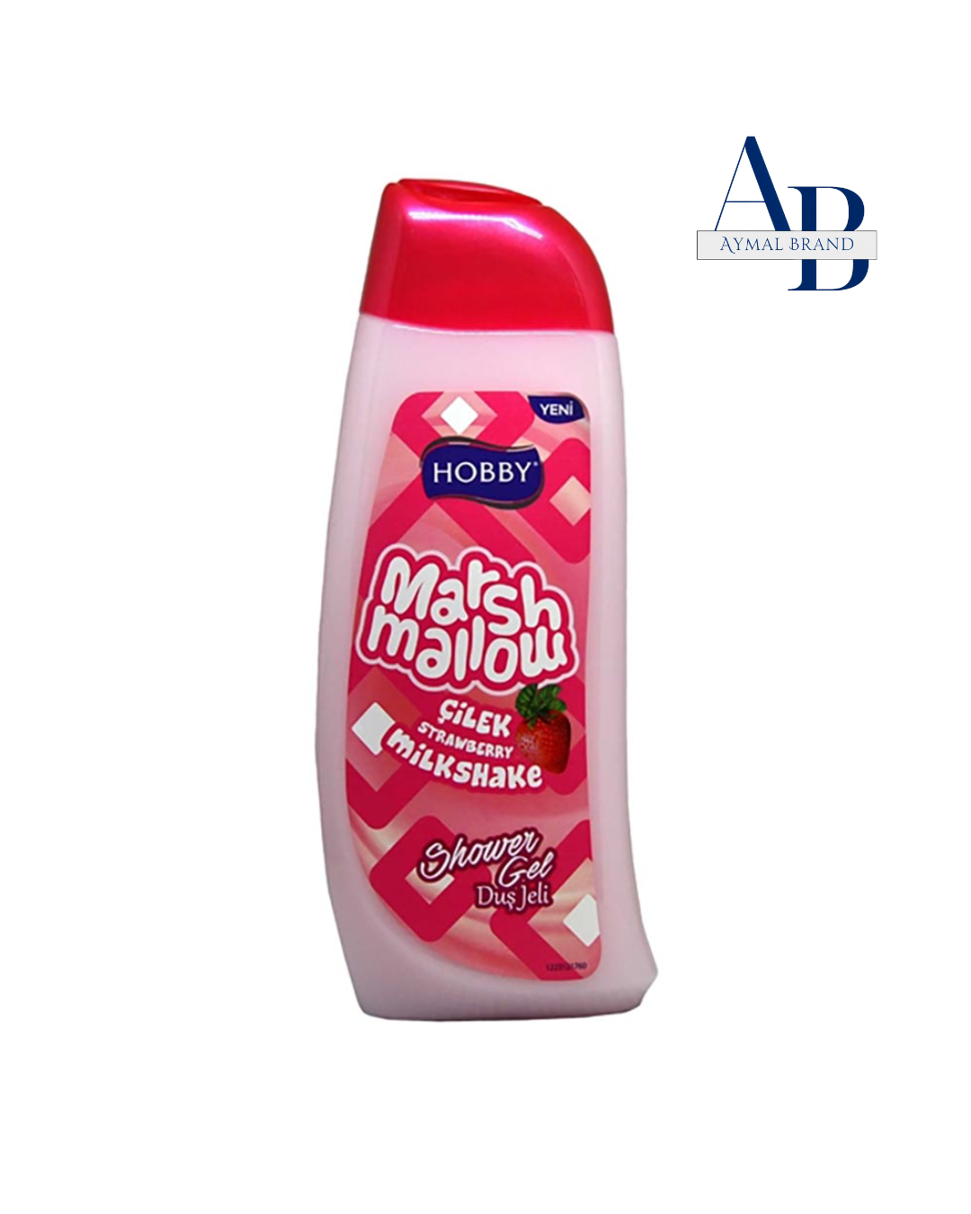 شامپو بدن مارشملو هوبی با رایحه توت فرنگی (500 میل)