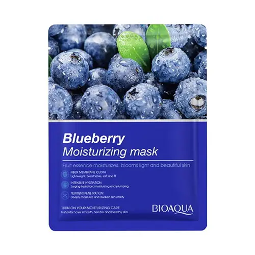 ماسک ورقه ای آبرسان بیوآکوا رایحه بلوبری (25 گرم)